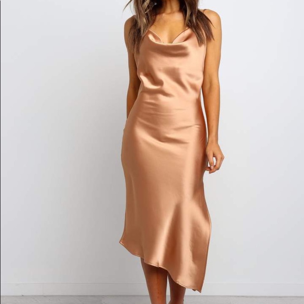 Gold Cyprus Dress - wedding guest